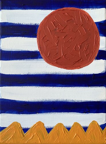 AHOI by Aline Zentsch, Painting for Sale on Select
