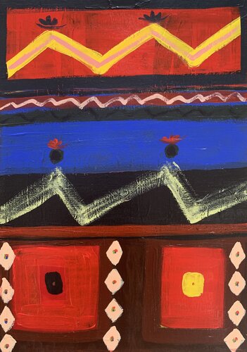 AUFATMEN by Aline Zentsch, Painting for Sale on Select