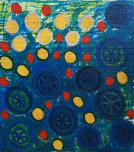 WACH SEIN by Aline Zentsch, Painting for Sale on Select