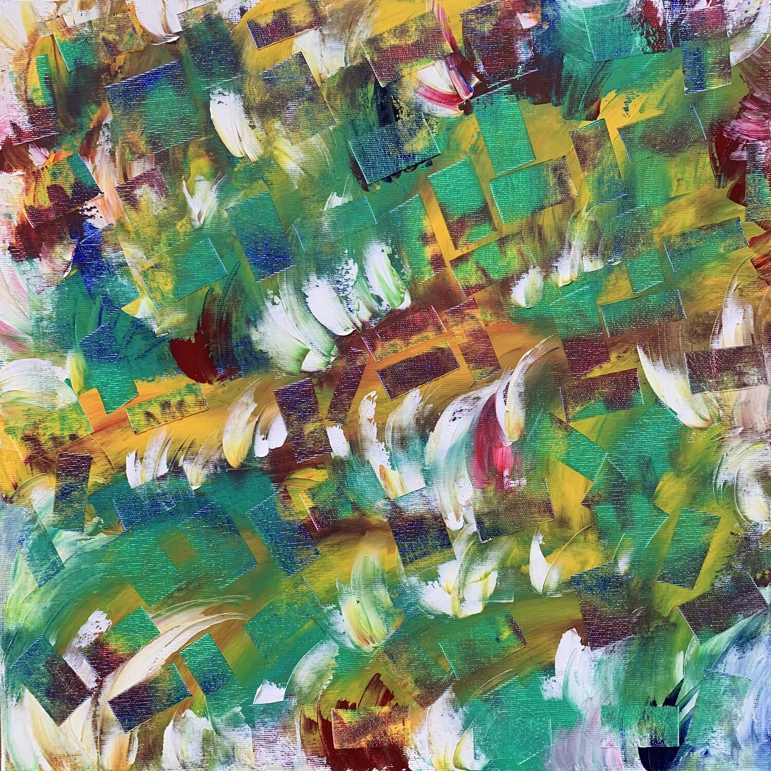 PIECES FROM THE MOON Aline Zentsch Original painting for sale
