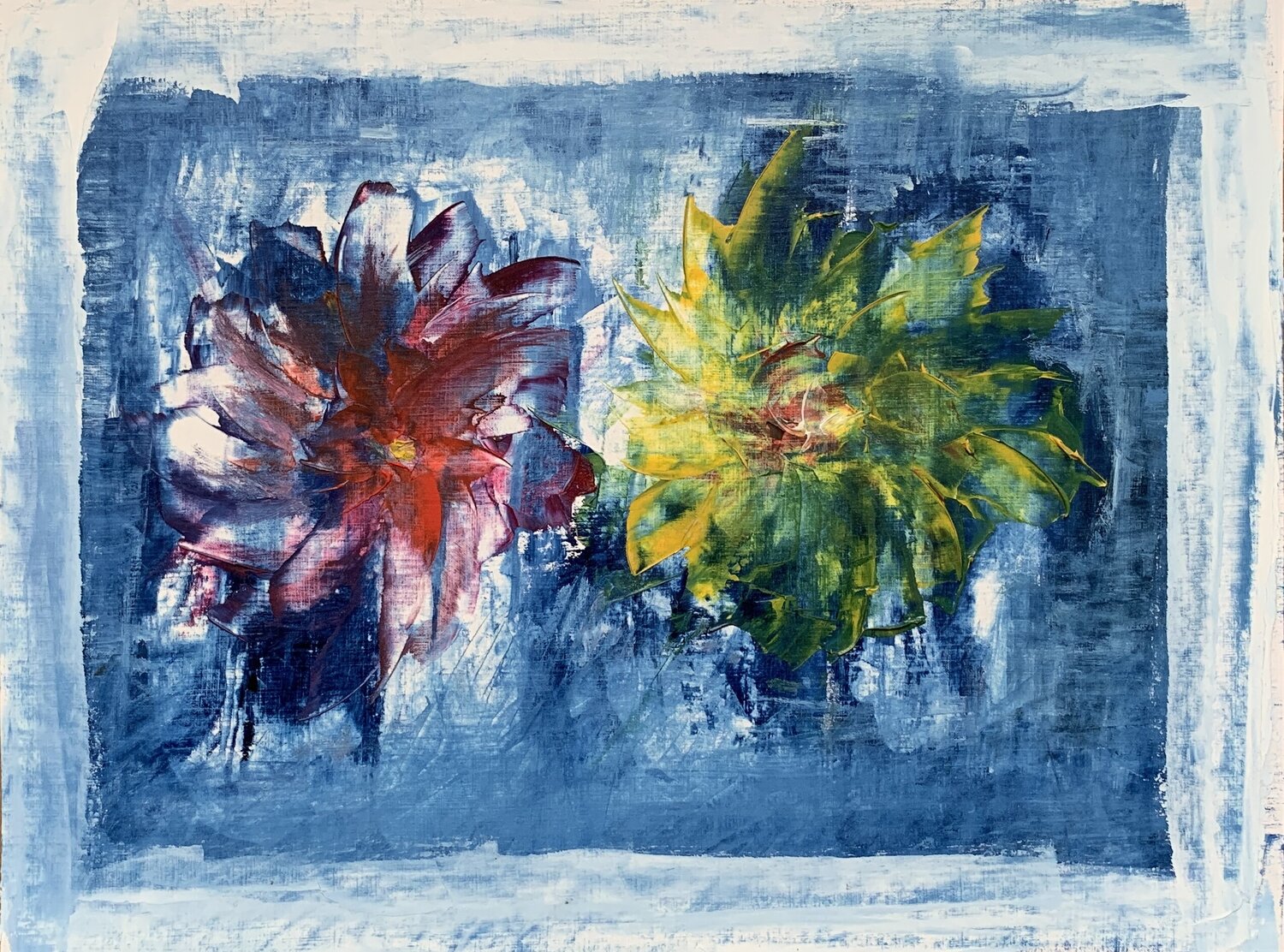 FLOWER/COMEBACK Aline Zentsch Original painting for sale