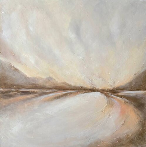 "Silence of the Dawn" by TATIANA KARAPETIAN, Painting for Sale on Select