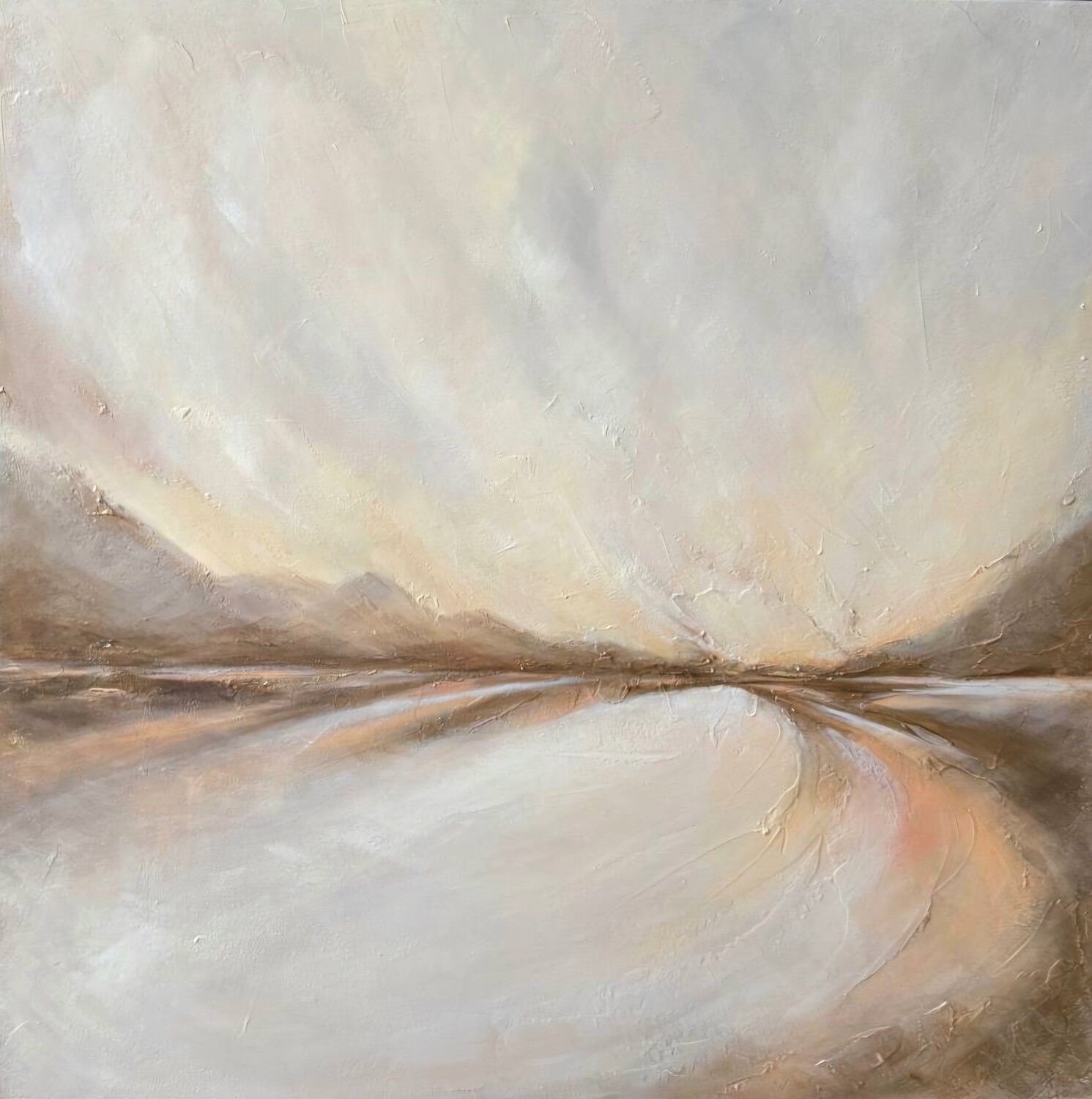 "Silence of the Dawn" TATIANA KARAPETIAN Original painting for sale