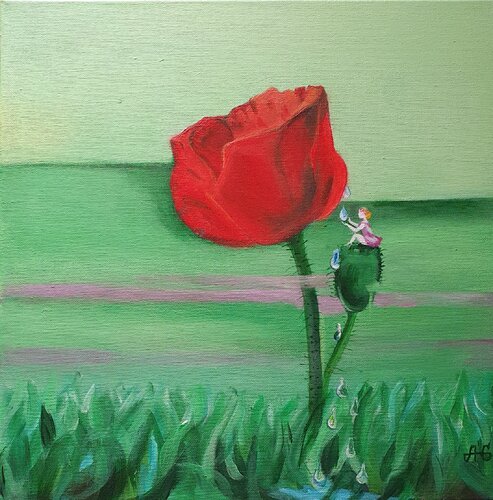 Between Reality and Dream. by Galyna Antonenko, Painting for Sale on Select