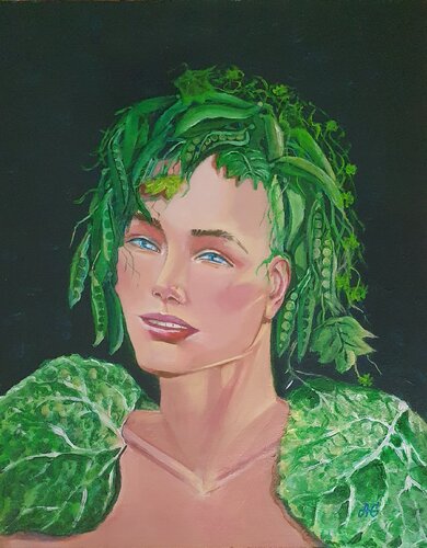 Kissed by Freshnes.. by Galyna Antonenko, Painting for Sale on Select