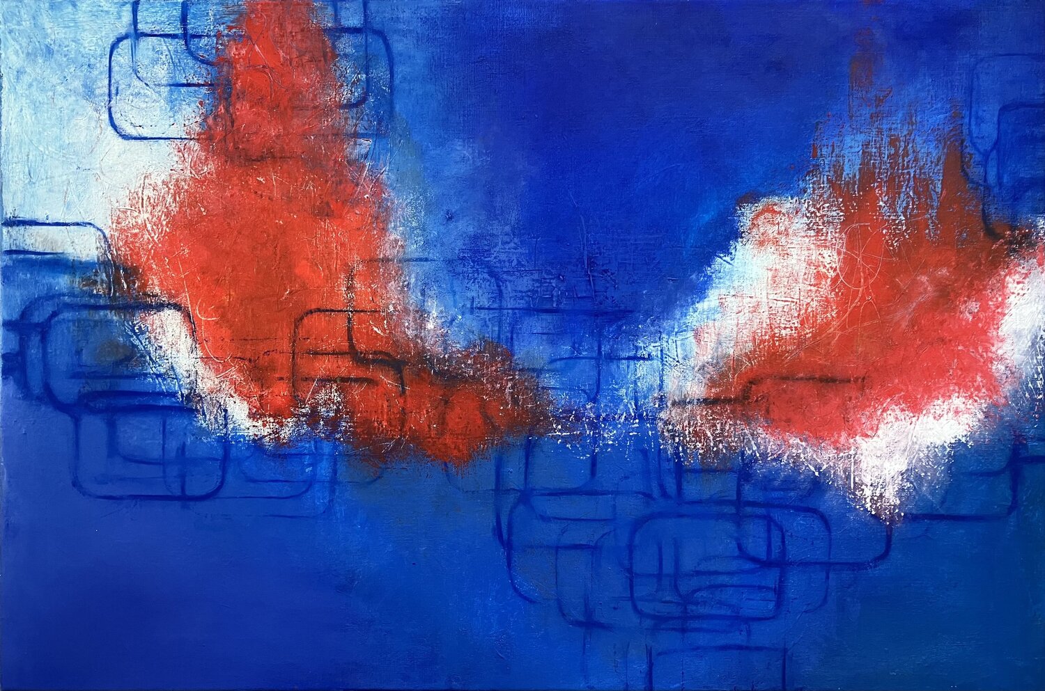 Charged Enikő Bukovinszki Original painting for sale