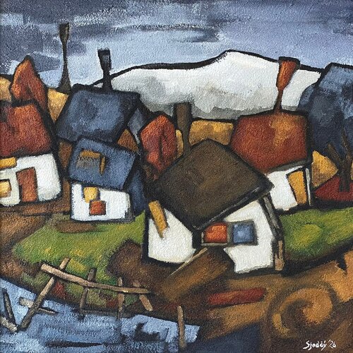 Rustic Idyll by Sjoddy, Painting for Sale on Select