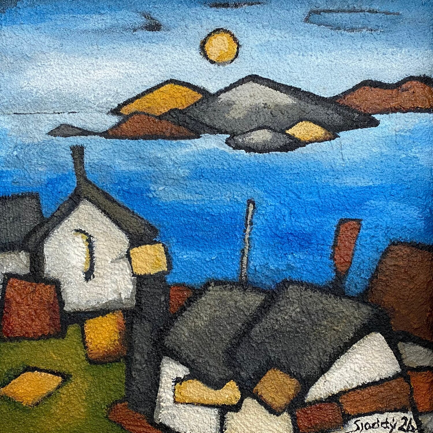 Home Pastures Sjoddy Original painting for sale