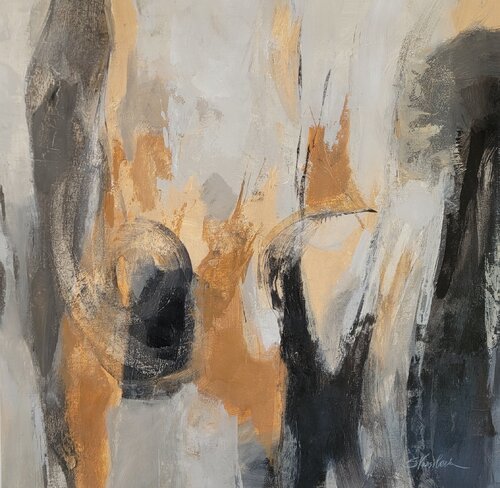 Invisible Knots by Silvia Vassileva, Painting for Sale on Select