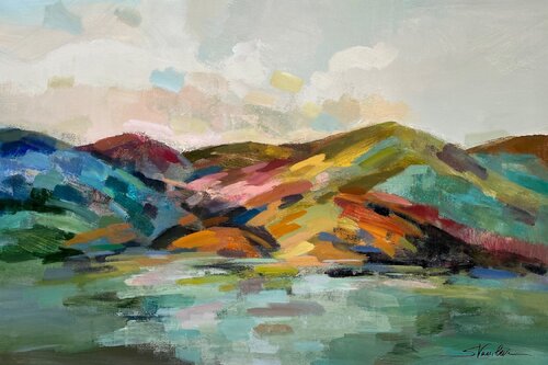 California Spring by Silvia Vassileva, Painting for Sale on Select
