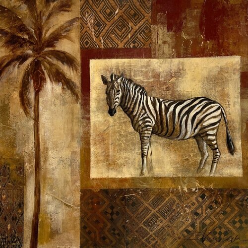 Safari Sketches - Zebra by Silvia Vassileva, Painting for Sale on Select