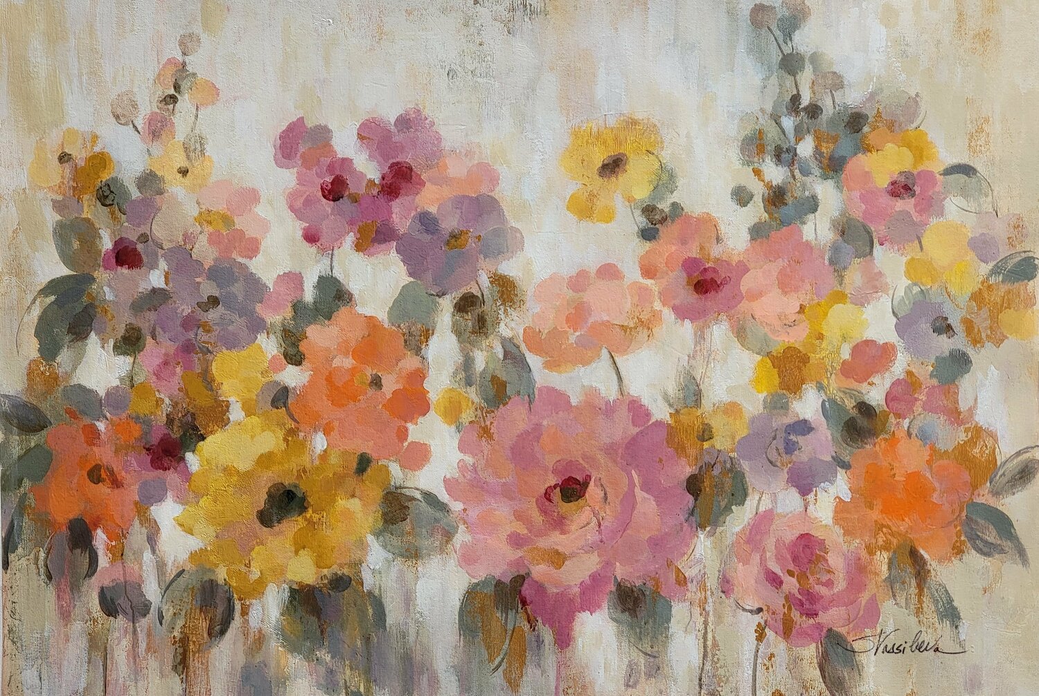 Garden Fun Silvia Vassileva Original painting for sale