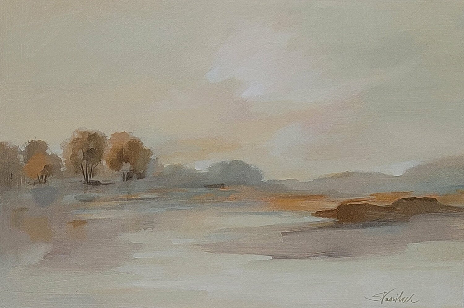 Organic Hues Silvia Vassileva Original painting for sale