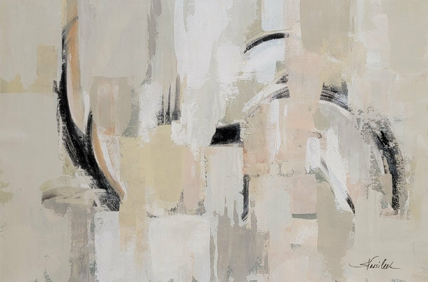 Kyoto Wind Silvia Vassileva Original painting for sale
