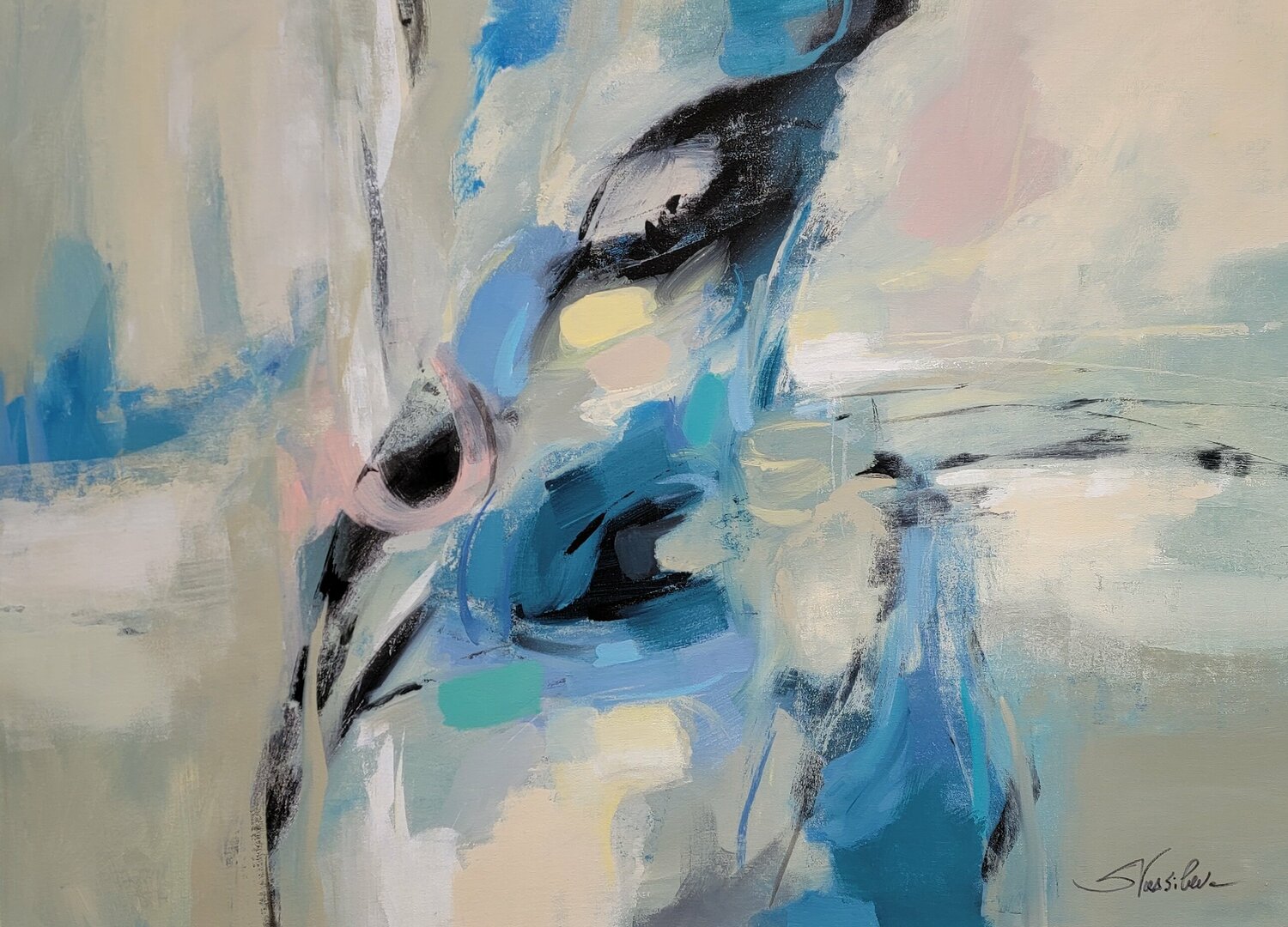 Old Port Reminiscence Silvia Vassileva Original painting for sale