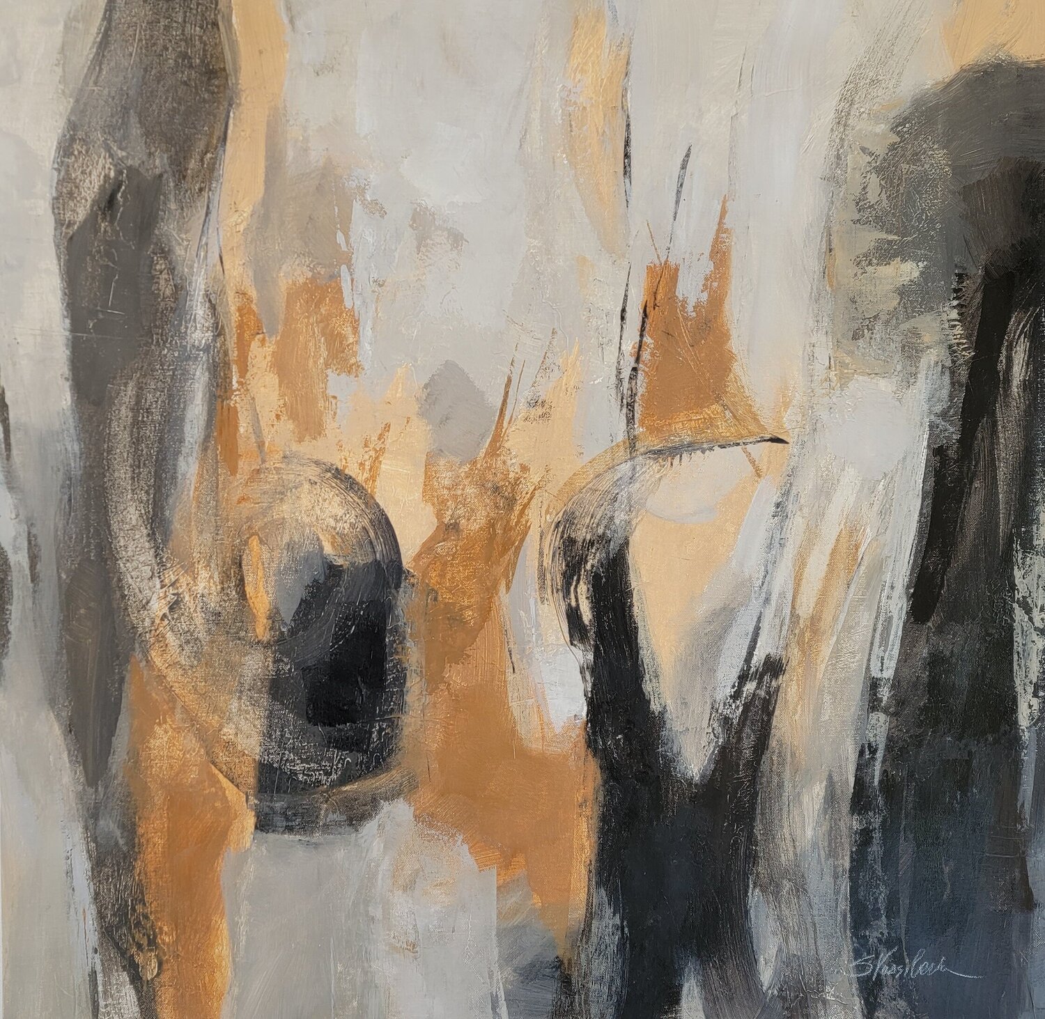 Invisible Knots Silvia Vassileva Original painting for sale