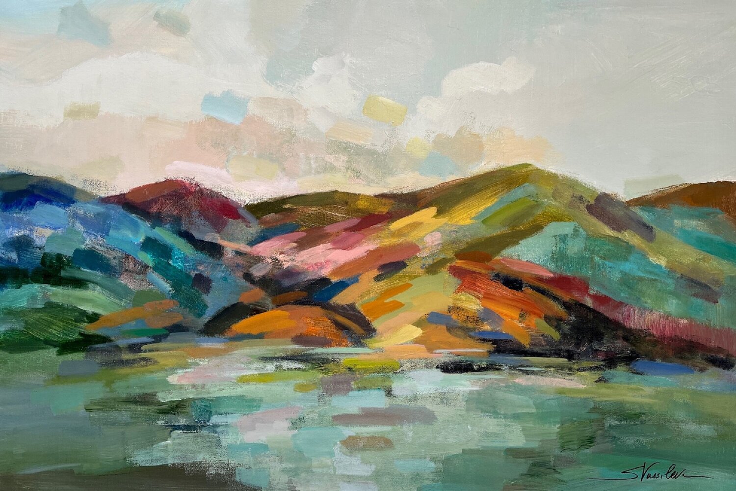 California Spring Silvia Vassileva Original painting for sale