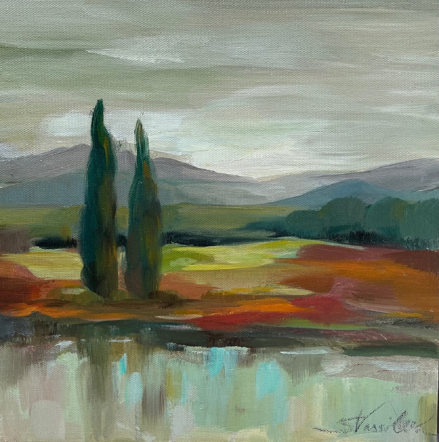 Serenity Silvia Vassileva Original painting for sale