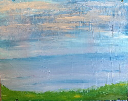 Weite am Morgen by Steven Elijah Neuhaus, Painting for Sale on Select