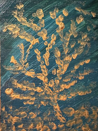 Gold’ner Ursprung by Steven Elijah Neuhaus, Painting for Sale on Select