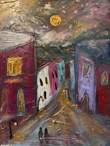 La Strada dei Sogni by Steven Elijah Neuhaus, Painting for Sale on Select