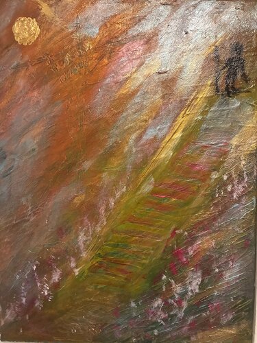 Der Pilger steigt empor by Steven Elijah Neuhaus, Painting for Sale on Select