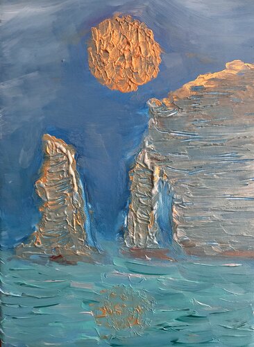 Where the Ocean Remembers by Steven Elijah Neuhaus, Painting for Sale on Select