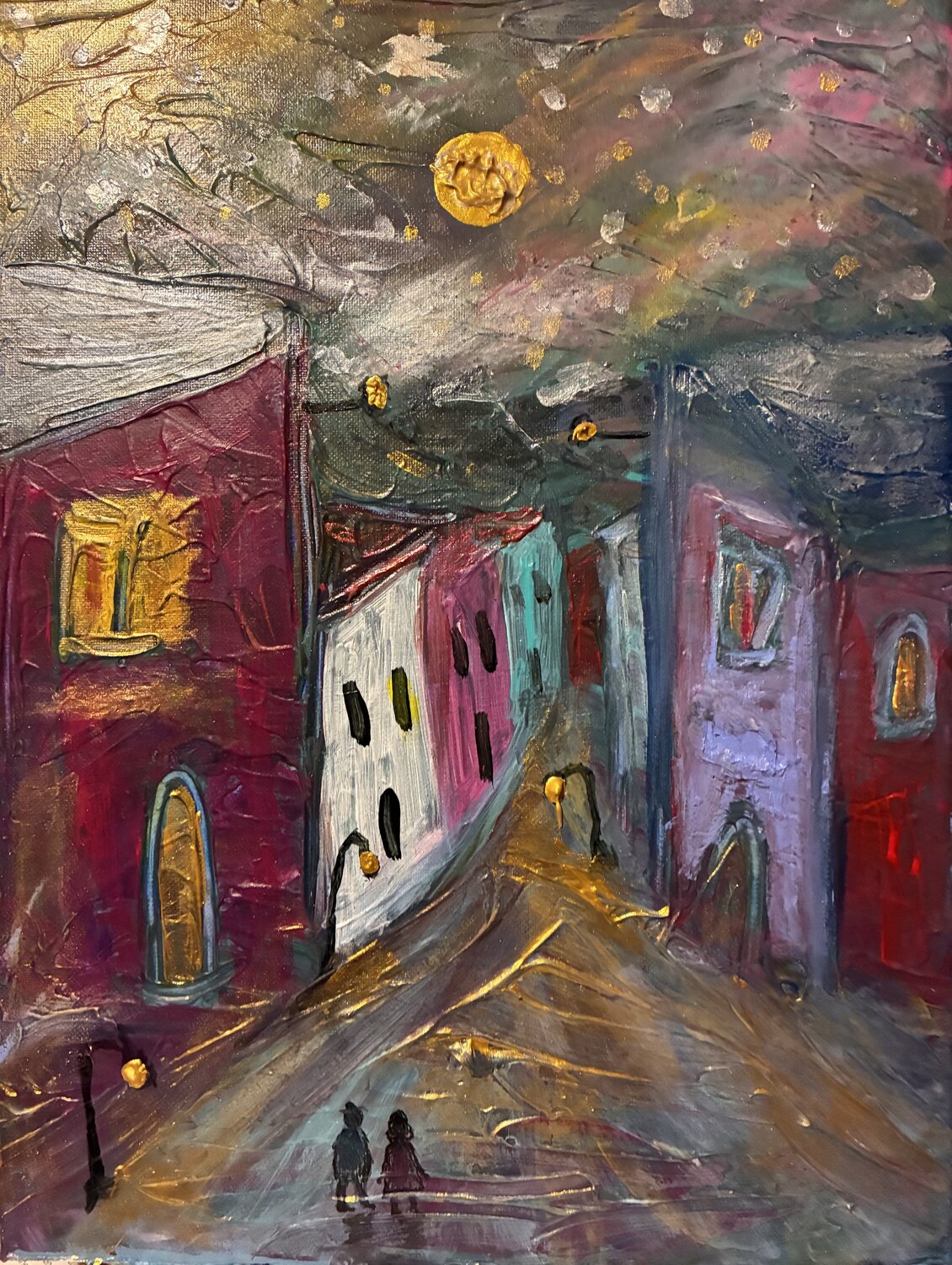 La Strada dei Sogni Steven Elijah Neuhaus Original painting for sale