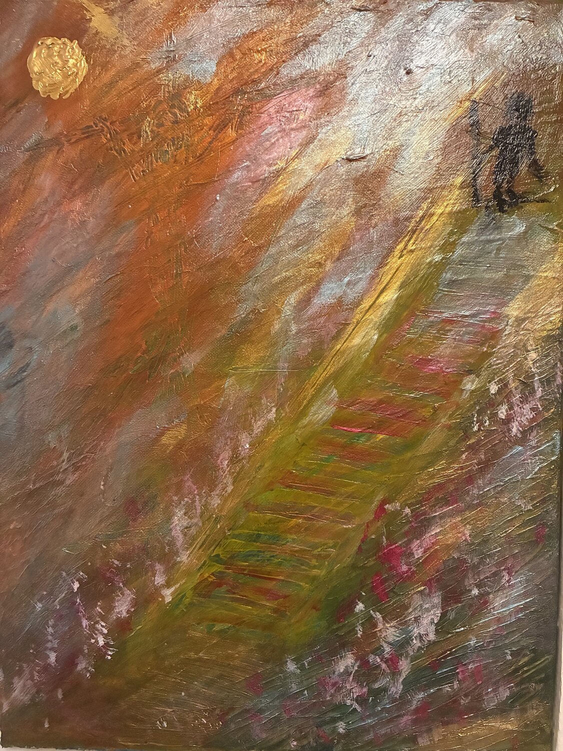 Der Pilger steigt empor Steven Elijah Neuhaus Original painting for sale