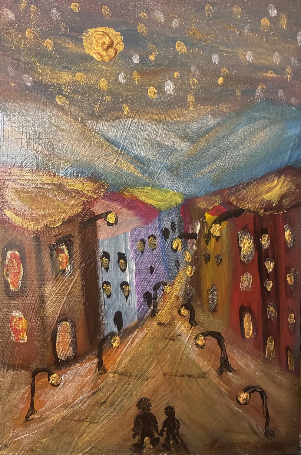 Le Petit Attrape-Rêves (Holz Leinwand) Steven Elijah Neuhaus Original painting for sale