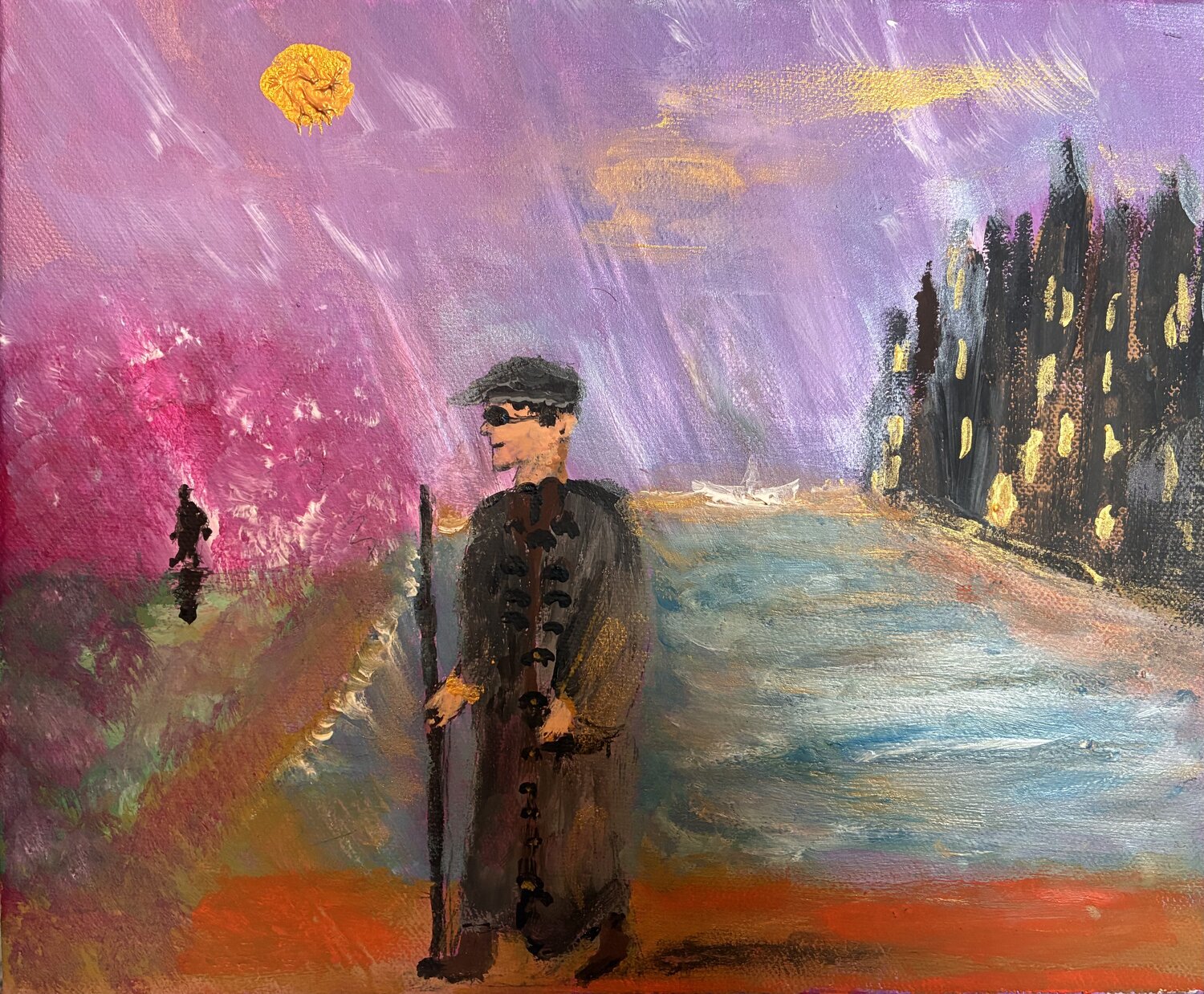 Der blinde Weg Steven Elijah Neuhaus Original painting for sale
