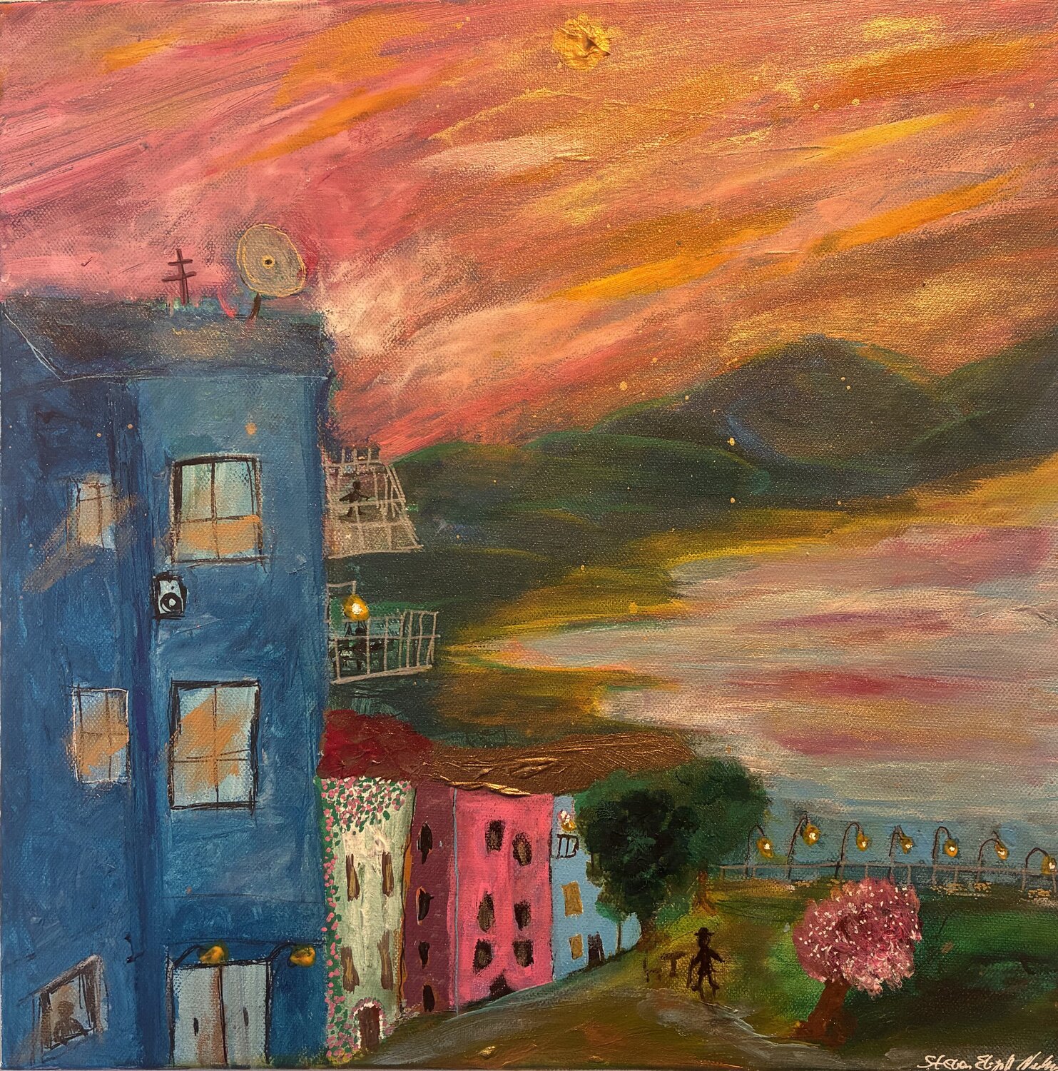Das Land in der Träume wahr werden Steven Elijah Neuhaus Original painting for sale