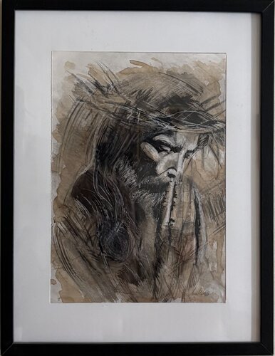 “The Silence of Suffering” by Анна Мутавска, Drawing for Sale on Select