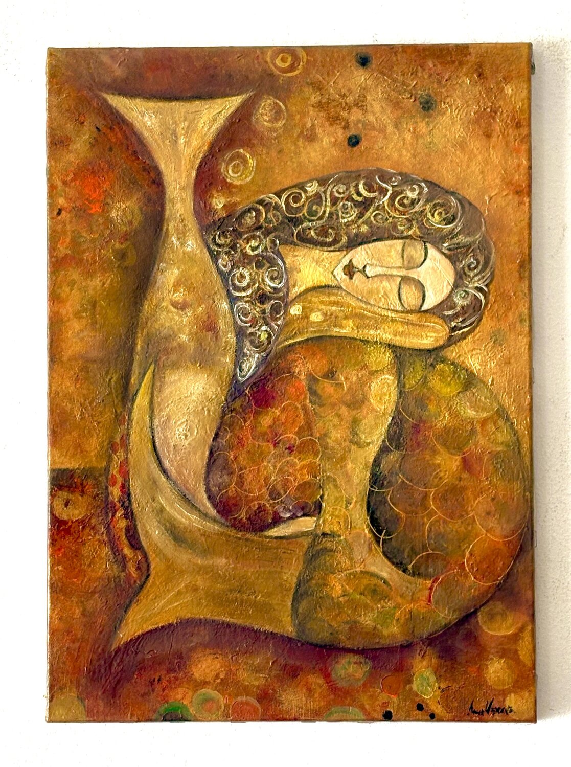 “Mermaid’s Reverie” Анна Мутавска Original painting for sale