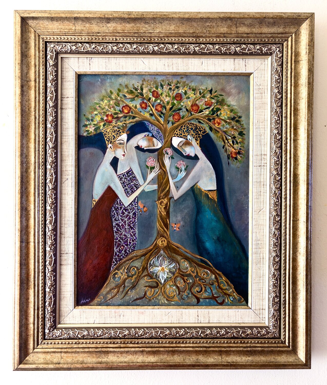 Three directions of life Анна Мутавска Original painting for sale