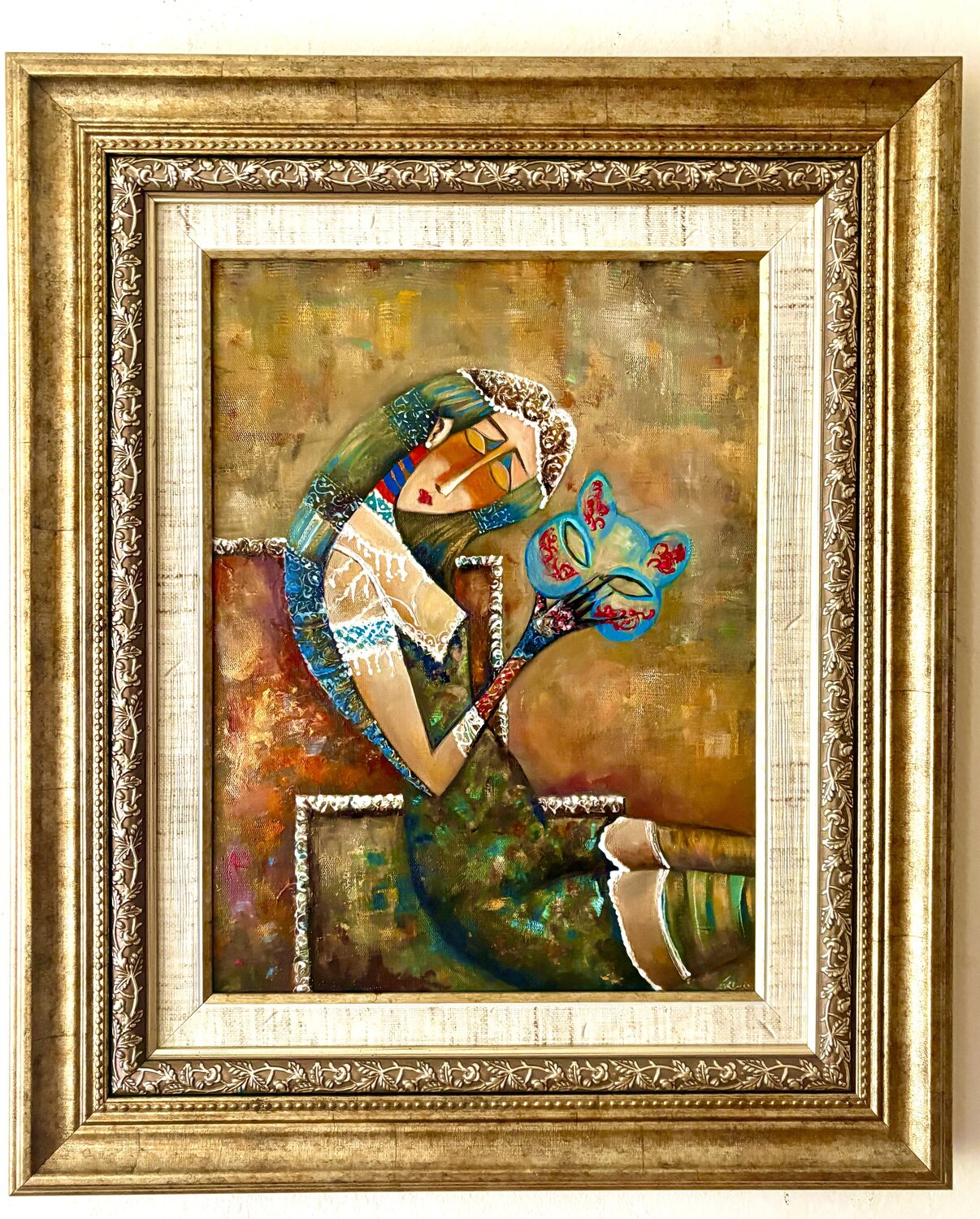 Masquerade Анна Мутавска Original painting for sale