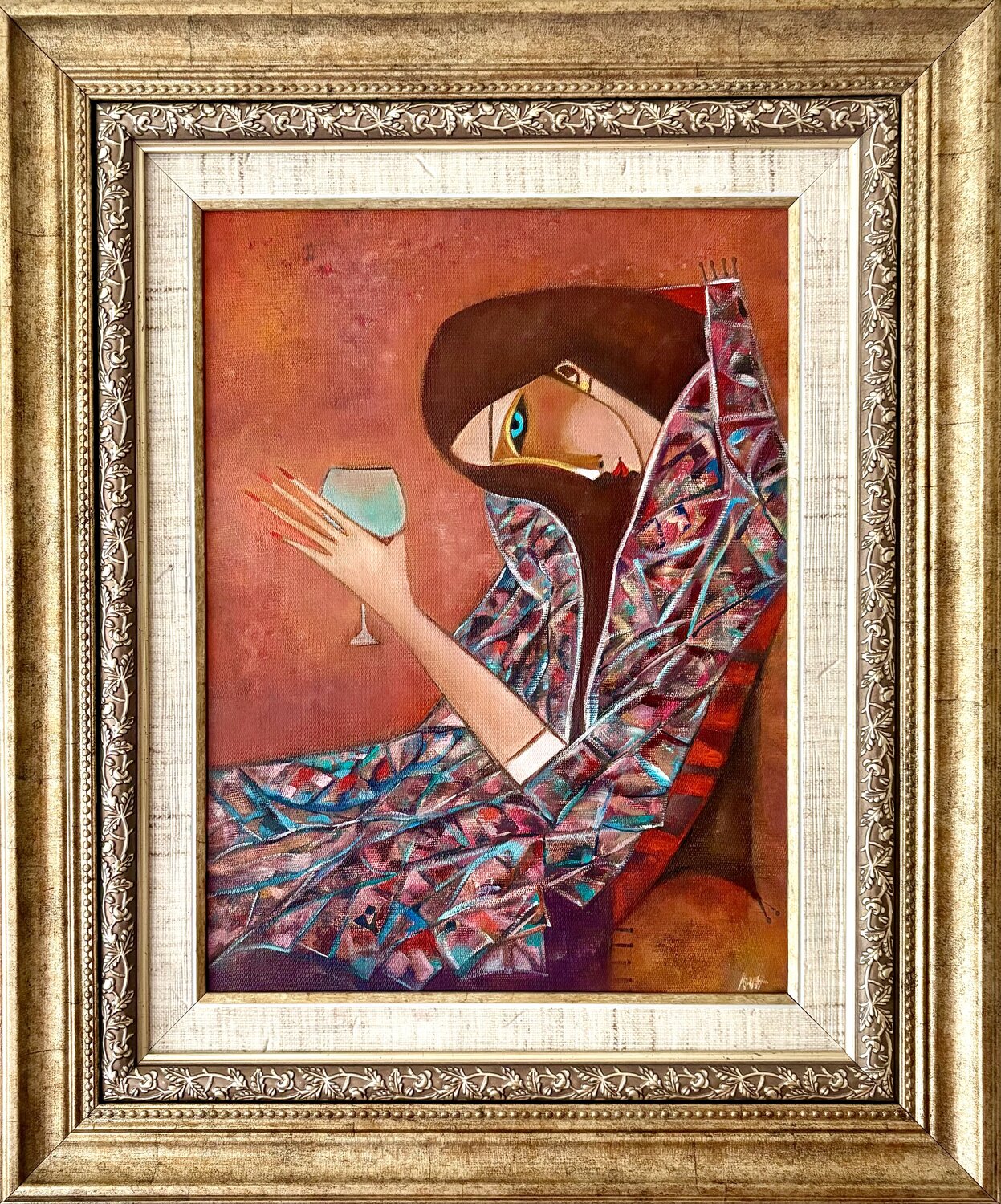The Art of Waiting Анна Мутавска Original painting for sale