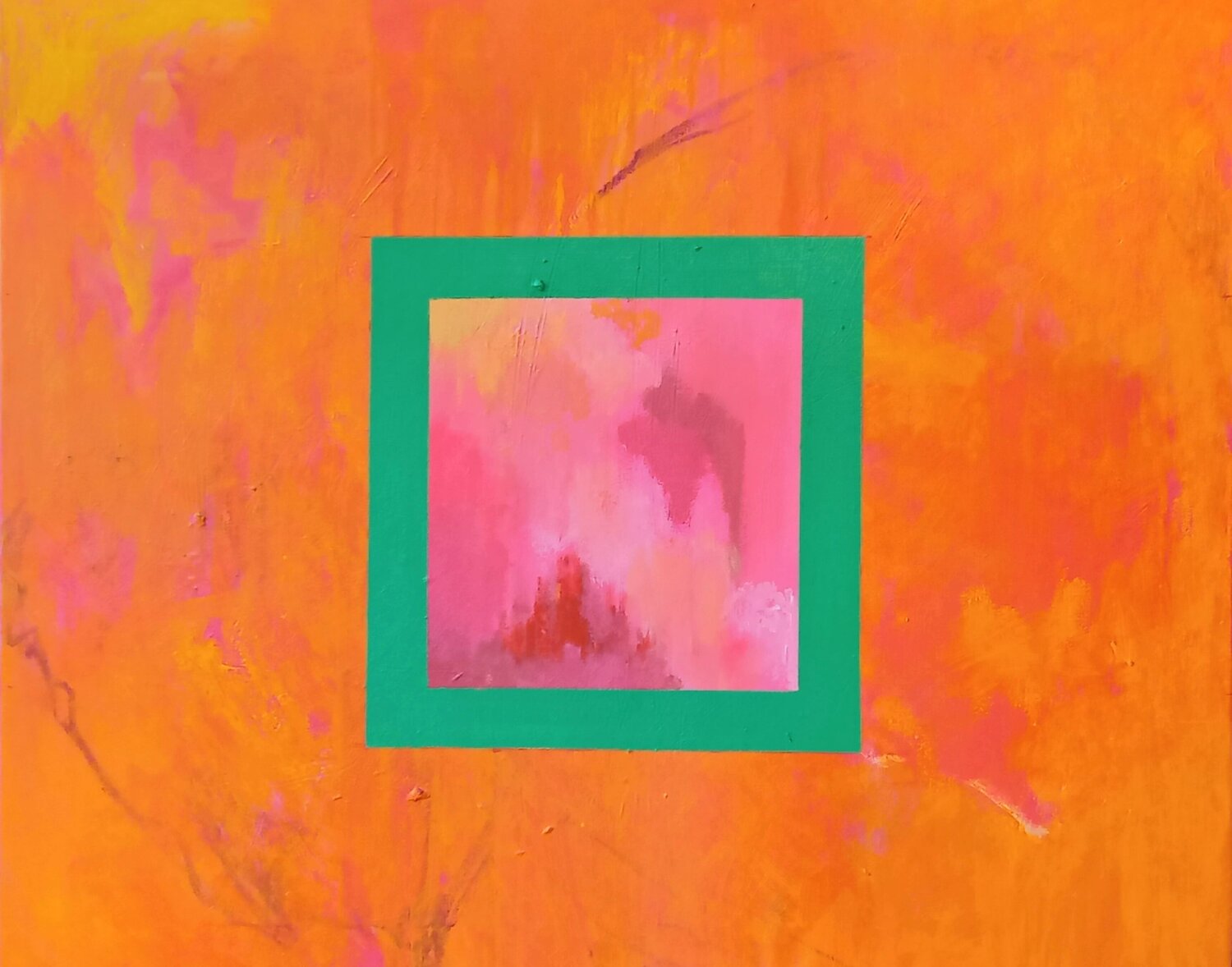 JAIPUR PINK CITY I Sonia Hernández Original painting for sale