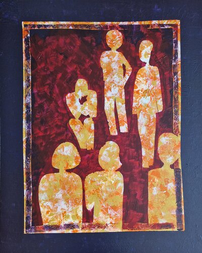Der Einsame by Gabriele Wöllhaf, Painting for Sale on Select
