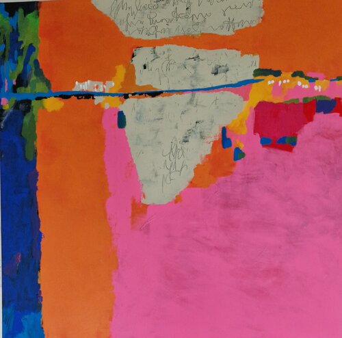 Der zerrissene Brief by Gabriele Wöllhaf, Painting for Sale on Select