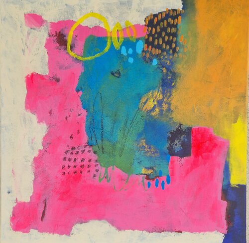 Vom Samenkorn zur Pflanze by Gabriele Wöllhaf, Painting for Sale on Select