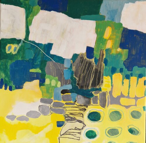Endlich Sonne! by Gabriele Wöllhaf, Painting for Sale on Select