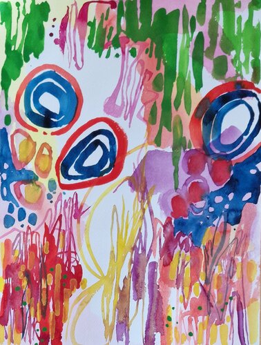 Naturerwachen by Gabriele Wöllhaf, Painting for Sale on Select