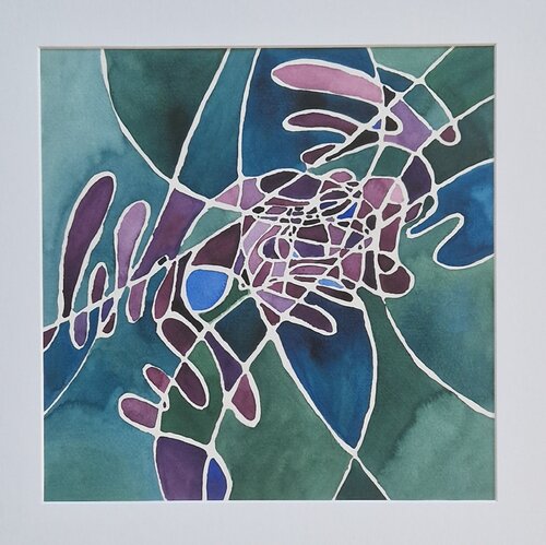 Mysterium by Gabriele Wöllhaf, Painting for Sale on Select