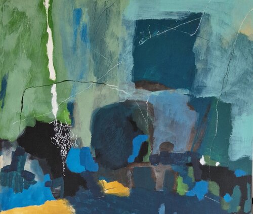 Unordnung der Natur by Gabriele Wöllhaf, Painting for Sale on Select