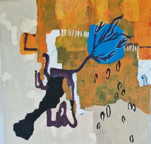 Wild gewachsen by Gabriele Wöllhaf, Painting for Sale on Select