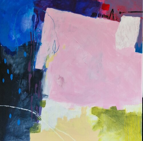 Leise Nähe by Gabriele Wöllhaf, Painting for Sale on Select