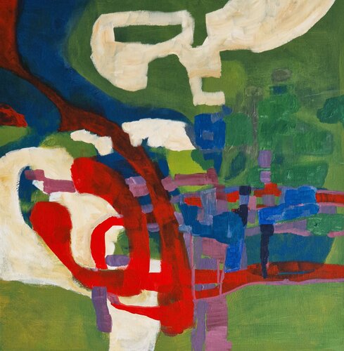 Verflechtungen by Gabriele Wöllhaf, Painting for Sale on Select