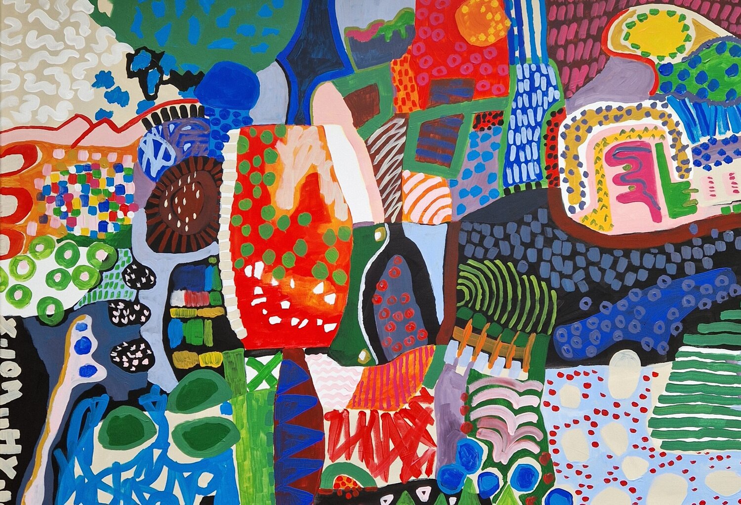 X.IOM..HY.Io Gabriele Wöllhaf Original painting for sale