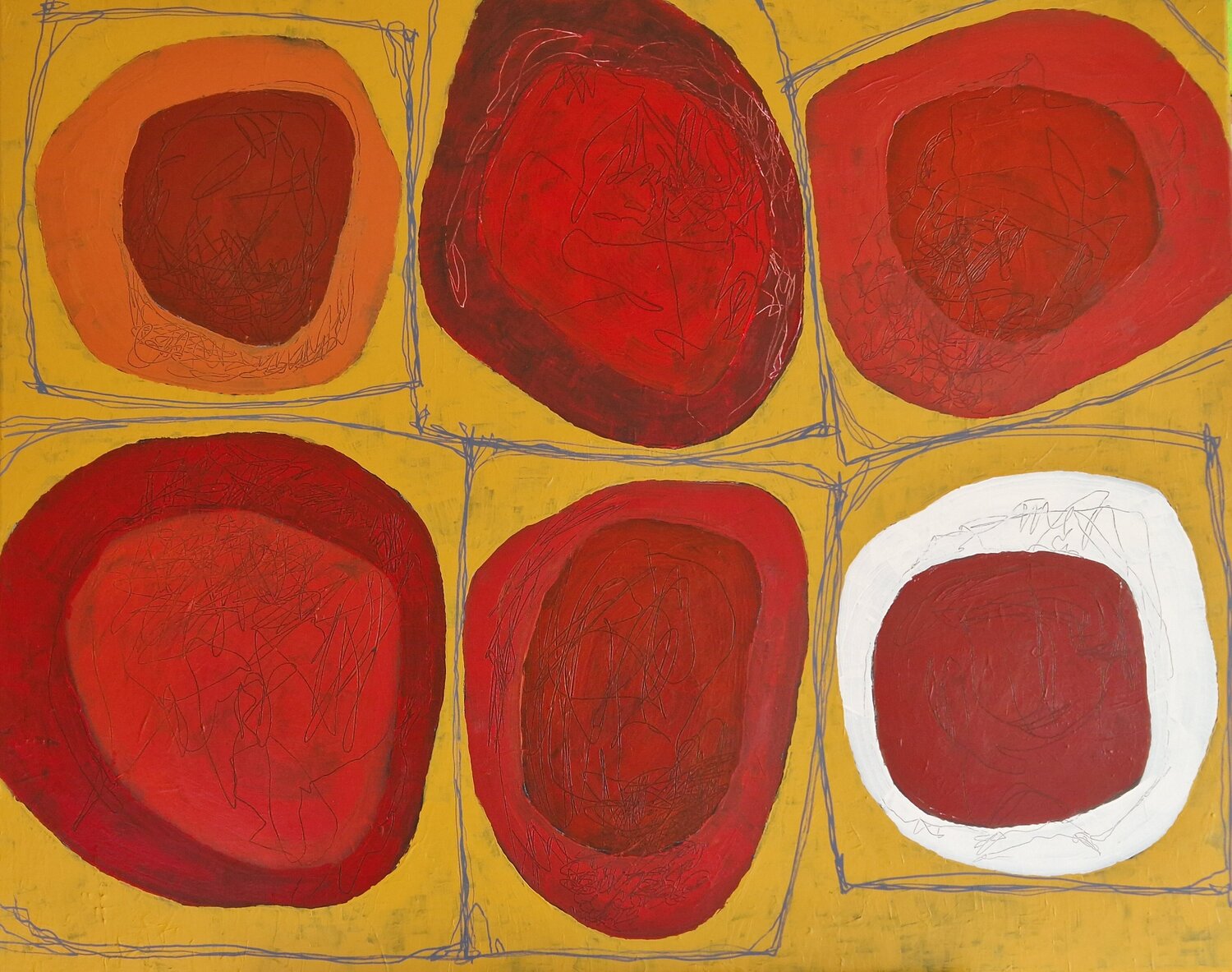 Unrunde Gabriele Wöllhaf Original painting for sale